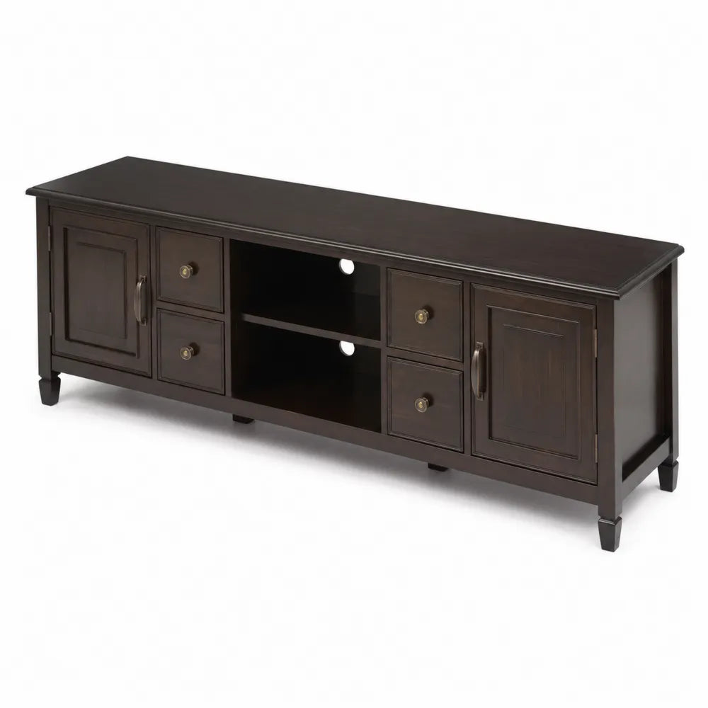 Meuble TV en bois brun